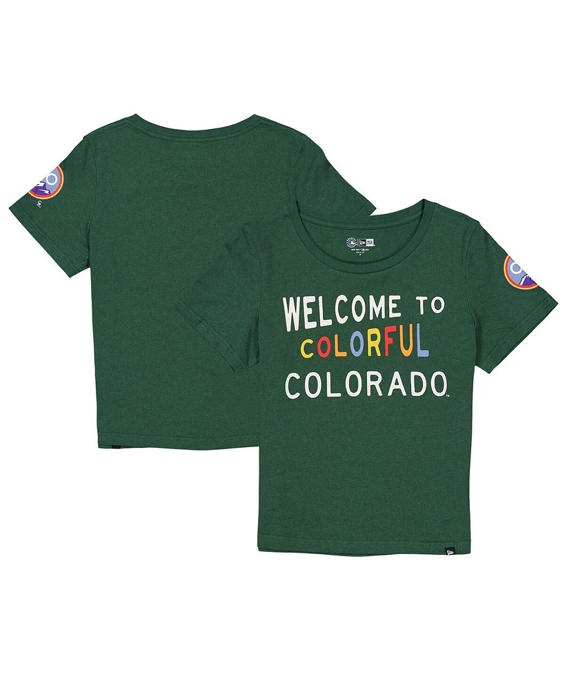 New Era Women's Green Colorado Rockies City Connect T-Shirt