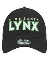 New Era Men's and Women's Black Minnesota Lynx Rebel Series 9TWENTY Adjustable Hat