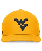 Nike Men's Gold West Virginia Mountaineers On-Field Pro Bill Snapback Hat