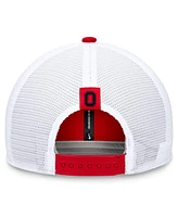 Nike Men's Scarlet/White Ohio State Buckeyes 2024 Sideline Trucker Adjustable Hat