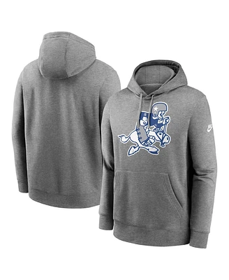 Nike Men's Heather Charcoal Dallas Cowboys Rewind Retro Joe Club Pullover Hoodie