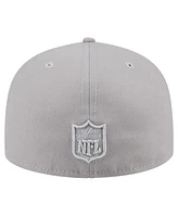 New Era Men's Gray Tennessee Titans Color Pack 59FIFTY Fitted Hat