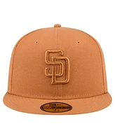 New Era Men's Brown San Diego Padres Color Pack 59FIFTY Fitted Hat