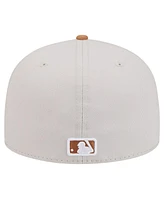 New Era Men's Khaki/Brown San Francisco Giants Two-Tone Color Pack 59FIFTY Fitted Hat