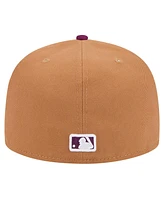 New Era Men's Brown/Purple San Diego Padres Two-Tone Color Pack 59FIFTY Fitted Hat