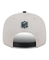 New Era Men's Stone/Black Las Vegas Raiders 2024 Sideline Historic 9FIFTY Snapback Hat