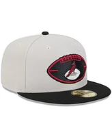 New Era Men's Stone/Black Arizona Cardinals 2024 Sideline Historic 59FIFTY Fitted Hat