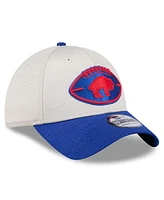 New Era Men's Stone/Royal Buffalo Bills 2024 Sideline Historic 39THIRTY Flex Hat