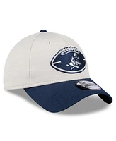 New Era Men's Stone/Navy Dallas Cowboys 2024 Sideline Historic 39THIRTY Flex Hat