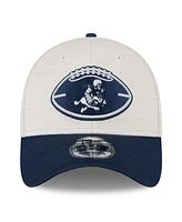 New Era Men's Stone/Navy Dallas Cowboys 2024 Sideline Historic 39THIRTY Flex Hat