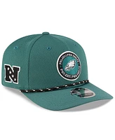 New Era Men's Midnight Green Philadelphia Eagles 2024 Sideline 9SEVENTY Stretch-Snap Hat