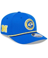 New Era Men's Royal Los Angeles Rams 2024 Sideline 9SEVENTY Stretch-Snap Hat