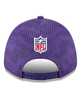 New Era Men's Purple Minnesota Vikings 2024 Sideline 9FORTY Stretch-Snap Hat