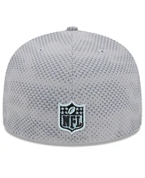 New Era Men's Gray Las Vegas Raiders 2024 Sideline 59FIFTY Fitted Hat