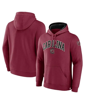 Men's Fanatics Garnet South Carolina Gamecocks Arch Logo Pullover Hoodie