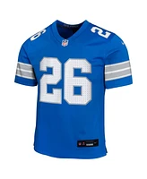 Nike Big Boys and Girls Jahmyr Gibbs Blue Detroit Lions Team Player Game Jersey