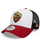 New Era Men's White As Roma A-Frame Trucker 9FORTY Adjustable Hat