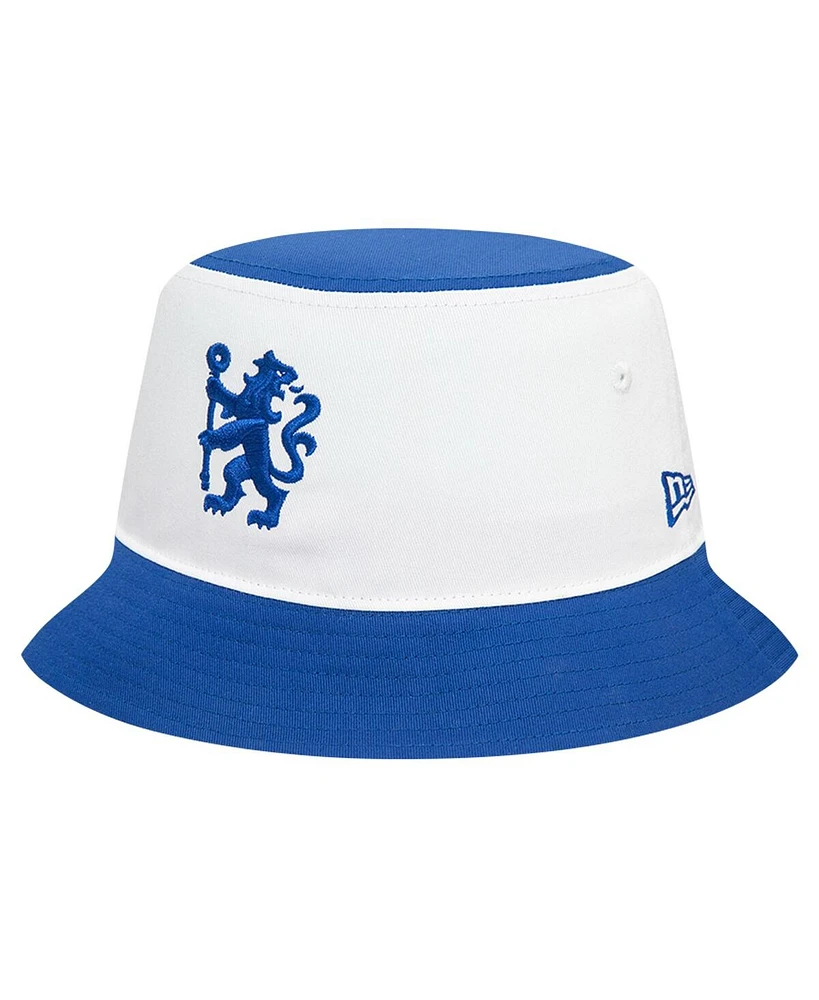 New Era Men's Blue Chelsea Color Block Bucket Hat