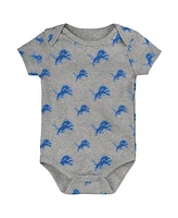 Outerstuff Baby Detroit Lions Team Starter 3-Pack Bodysuit Set