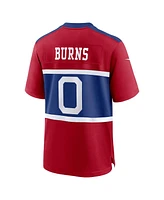 Nike Big Boys and Girls Brian Burns Century Red New York Giants Alternate Player Game Jersey