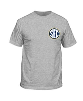 New World Graphics Men's Heather Gray Sec Circle Logo T-Shirt