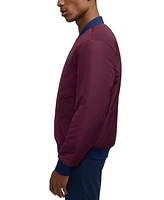 Scotch & Soda Men's Reversible Bomber Jacket