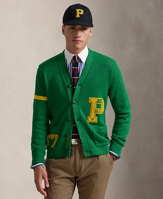 Polo Ralph Lauren Men's Cotton Letterman Cardigan