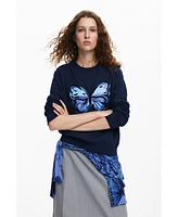 Desigual Women's Butterfly sweatshirt