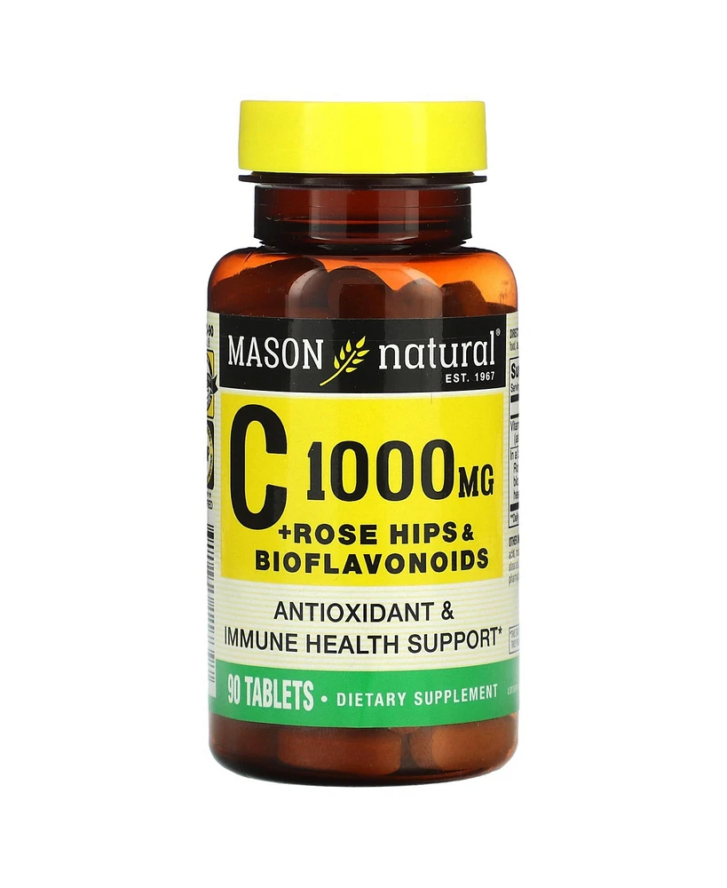 Mason Natural Vitamin C with Rose Hips & Bioflavonoids 1 000 mg