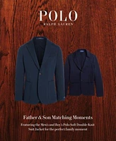 Polo Ralph Lauren Mens Big Boys Double Knit Jacket