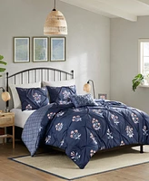 Madison Park Marfa Pintuck 4-Pc. Comforter Set