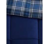 Home Design Lightweight Reversible Down Alternative Microfiber Comforter, Full/Queen, Exclusively at Macy's