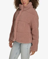 Levi's Women's Short Sherpa Teddy Jacket