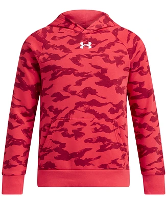 Under Armour Big Boys Rival Fleece Printed Hoodie