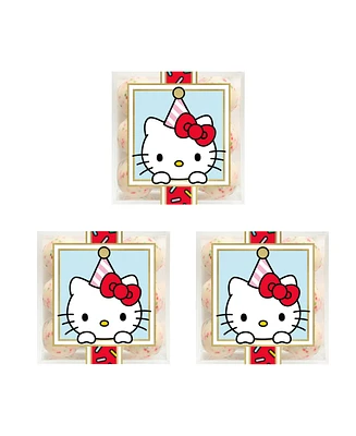 Sugarfina Hello Kitty 50th Anniversary Birthday Cake Cookies, 3 Piece