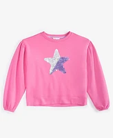 Epic Threads Little & Big Girls Sequined Heart Sweatshirt, Created for Macy's