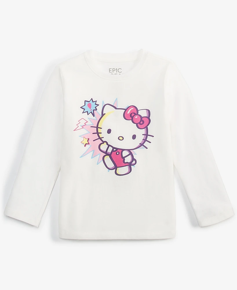 Epic Threads Toddler Girls Hello Kitty Graphic Long-Sleeve T-Shirt, Exclusively at Macy's