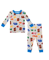 Rashti & Toddler Boys 2-Piece Eric Carle Snug Fit Pajama Set