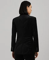 Lauren Ralph Petite Stretch Velvet Blazer