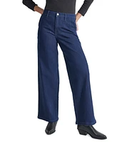 Dkny Jeans Women's High-Rise Wide-Leg Trouser