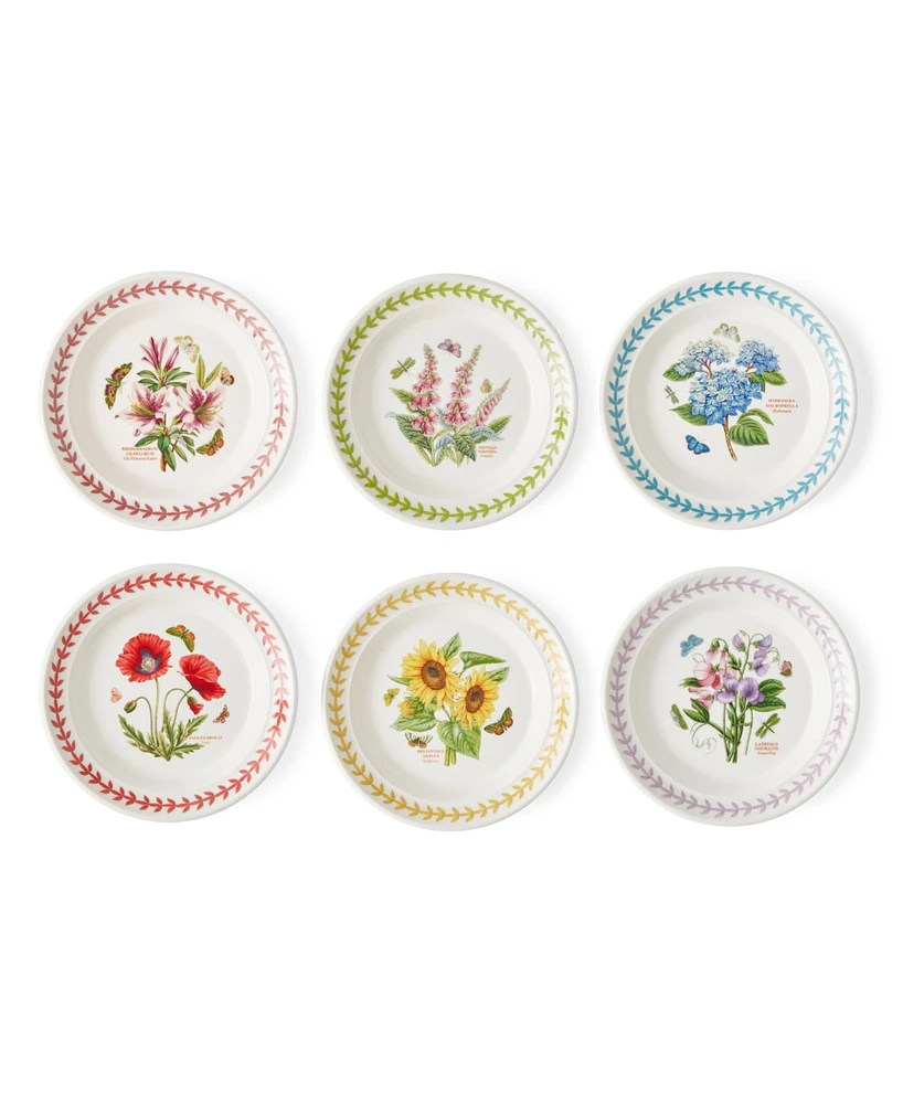 Portmeirion Botanic Garden Meadow Assorted Side Plates, Set of 6