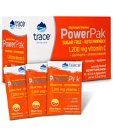 Trace Minerals Power Pak Sugar Free Electrolyte Powder Packets | 1200 mg Vitamin C, Zinc, Magnesium | Boost Immunity, Hydration and Natural Energy | K