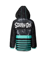 Scooby-Doo Boys Scooby Doo Zip Up Winter Coat Puffer Jacket to