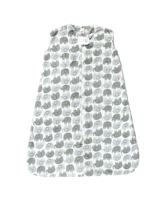 Hudson Baby Baby Boys Hudson Plush Sleeveless Sleeping Bag, Sack, Blanket, Elephants, 6-12 Months