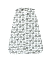 Hudson Baby Baby Boys Hudson Plush Sleeveless Sleeping Bag, Sack, Blanket, Elephants, 6-12 Months