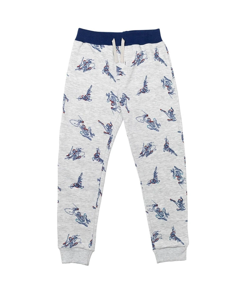 Marvel Toddler Boys Avengers Spider-Man Fleece 2 Pack Pants to