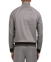 Ben Sherman Men's Houndstooth Track Jacket