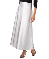 Vince Camuto Women's Faux-Leather Seamed Maxi Skirt