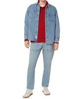 Frank And Oak Men's Loose-Fit Button-Down Denim Shirt