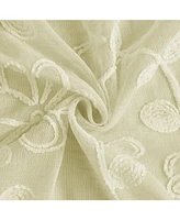 Dainty Home Rita Linen Look 76" W x 96" L Grommet Window Panel Set